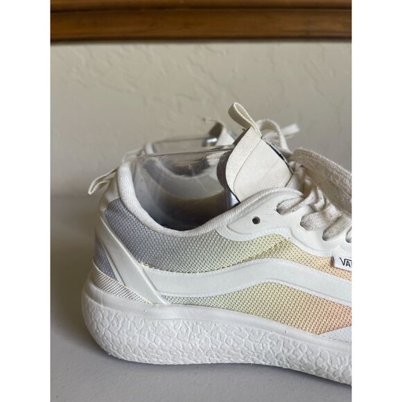 VANS Ultracush Ultrarange Men's 8 Sneakers Low Top Sunrise Blue Orange White - Picture 3 of 12